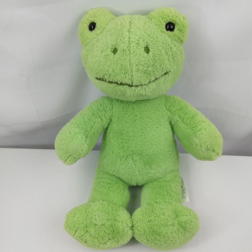 Build A Bear Frog BAB Workshop 16” Green Frog Plush Stuffed Animal